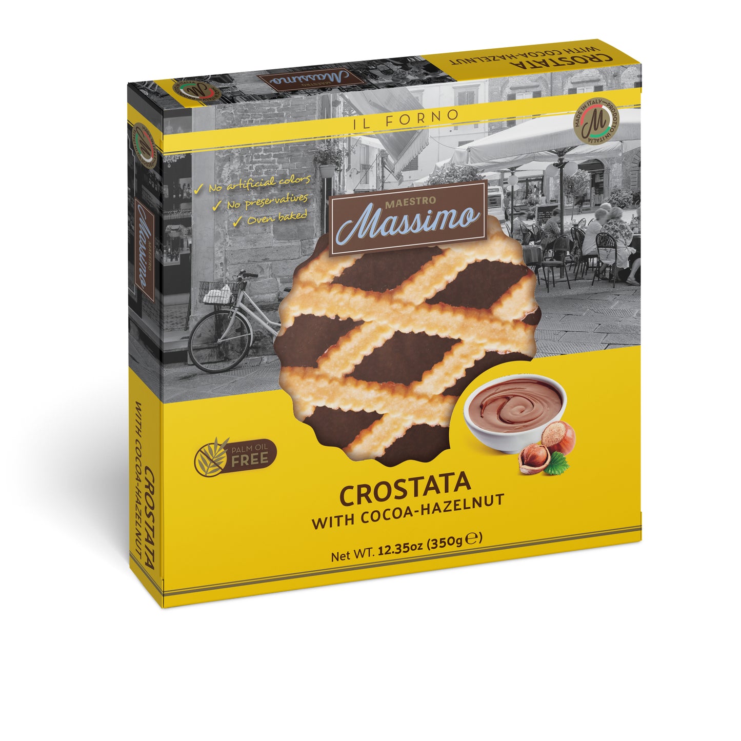 CROSTATA COCOA-HAZELNUT 350g (12.35 OZ)